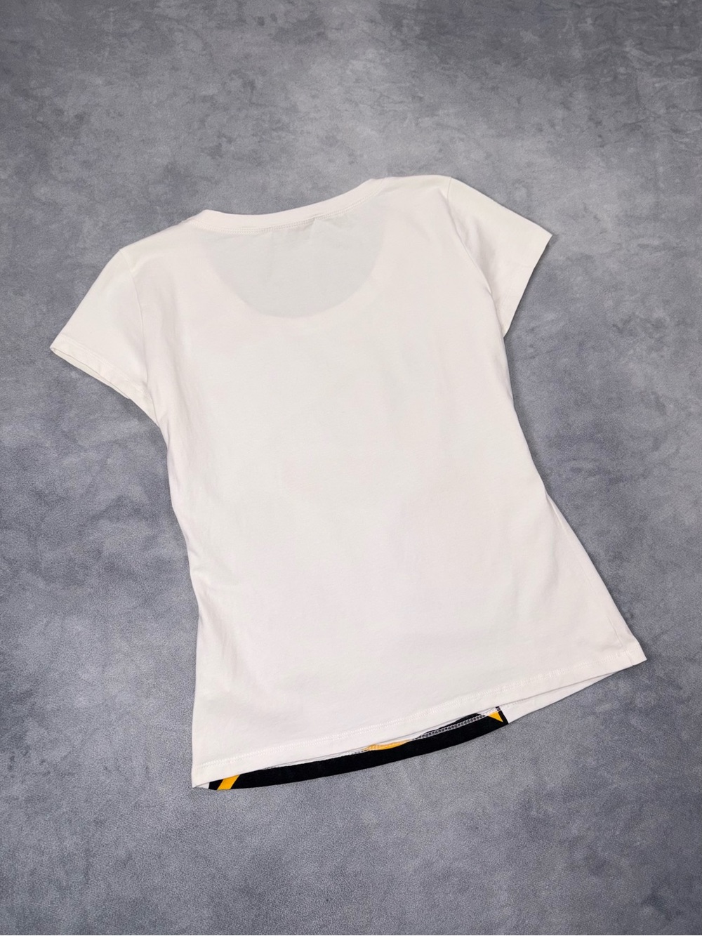 Love Moschino Popeye Olive Oyl Y2K Sequin Hear Cartoon Graphic White T Shirt - Picture 7 of 10